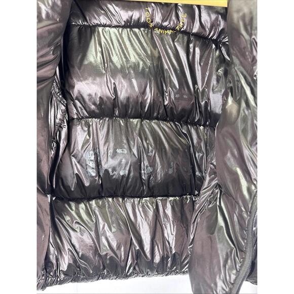 Save the Duck Brown Ishya Jacket Size M/L  Interior Coating Peeling on Lining - Picture 6 of 8